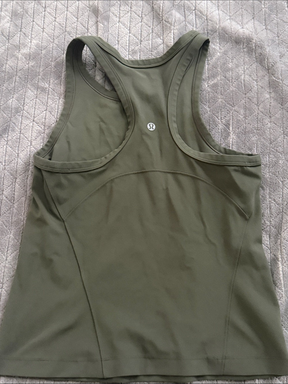 lululemon athletica Olive Racerback Tank Top